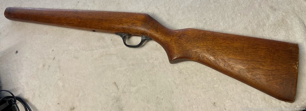 Marlin Model 80 Rifle Stock Brown Wood w/Trigger Guard-img-1
