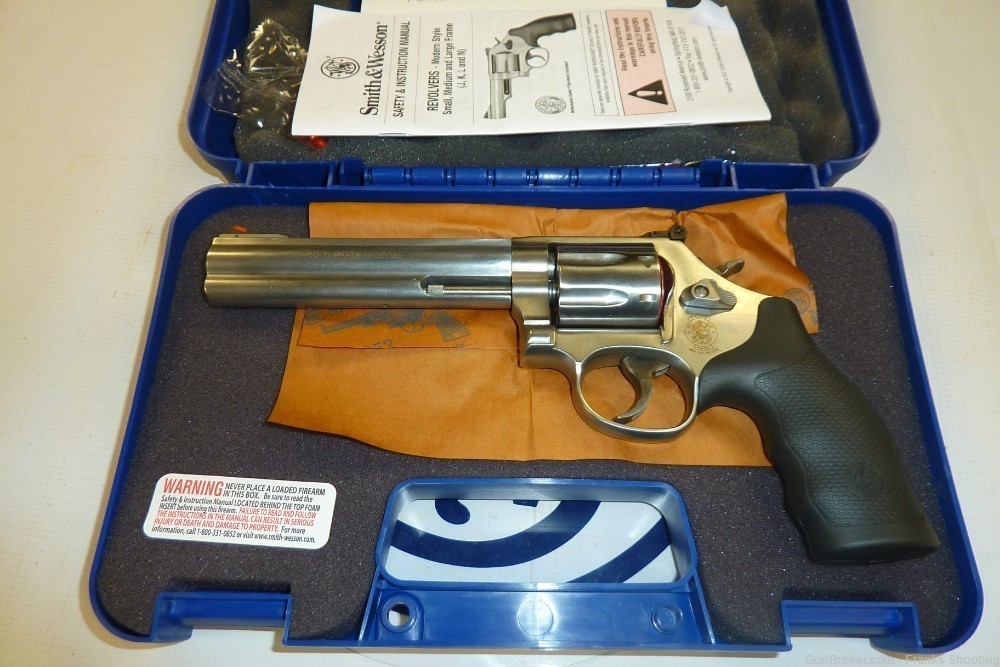 SMITH& WESSON 686 PLUS 357 CAL 6" BARREL, 7 ROUND CYLINDER NEW-img-0