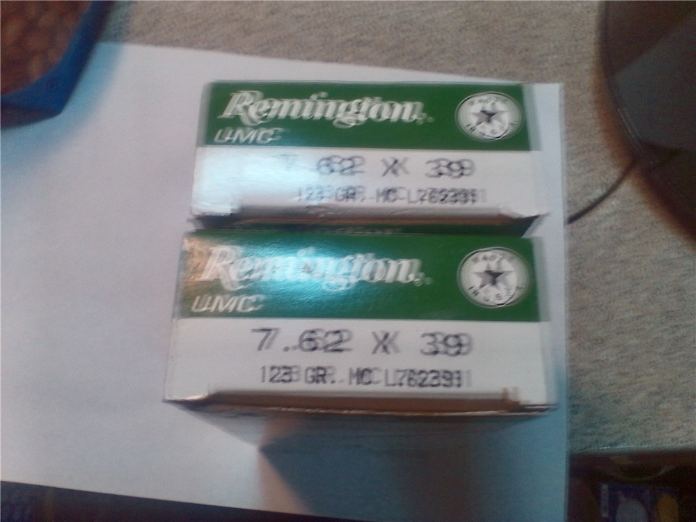 Remington UMC 7.62 x 39 123 gr.MC ammo-img-1