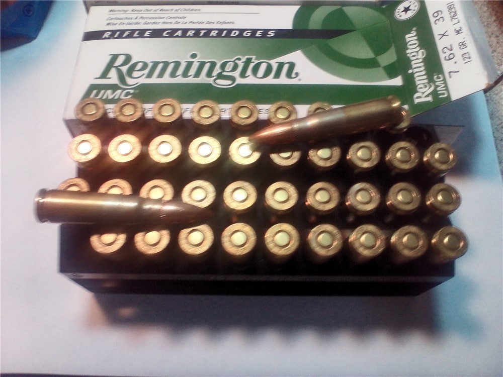 Remington UMC 7.62 x 39 123 gr.MC ammo-img-2