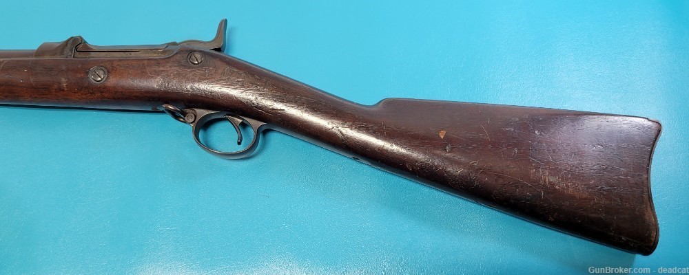 Scarce Fine U.S. Springfield Trapdoor Cadet Model 1884 Rifle 45-70 Type II-img-3
