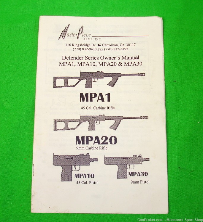Master Piece Arms MPA 10 - .45ACP / 6" Bbl - 95%-img-6