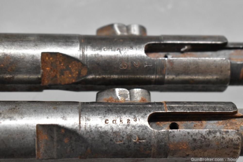 2 Stripped Original Johnson M1941 Semi Auto Rifle Bolts-img-10