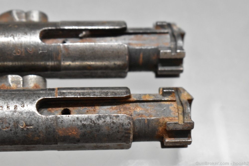 2 Stripped Original Johnson M1941 Semi Auto Rifle Bolts-img-11
