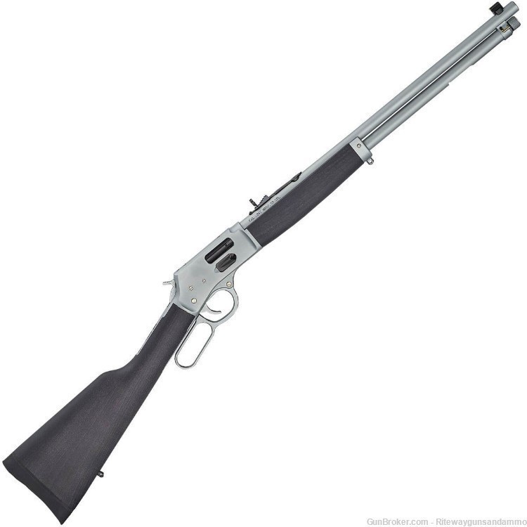 Henry Big Boy All-Weather Side Gate Blued/Black .45 Colt Lever Action Rifle-img-0