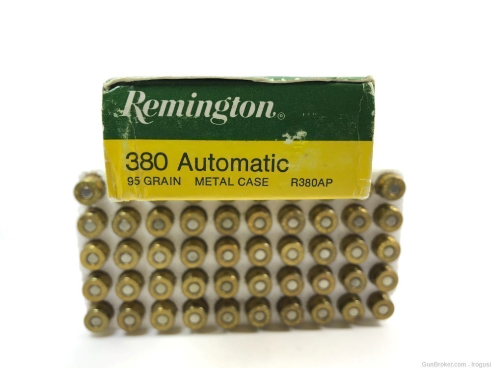 Remington .380 ACP Auto 95 Gr Metal Case Circa 1974-84 Vintage 862-LP-img-2