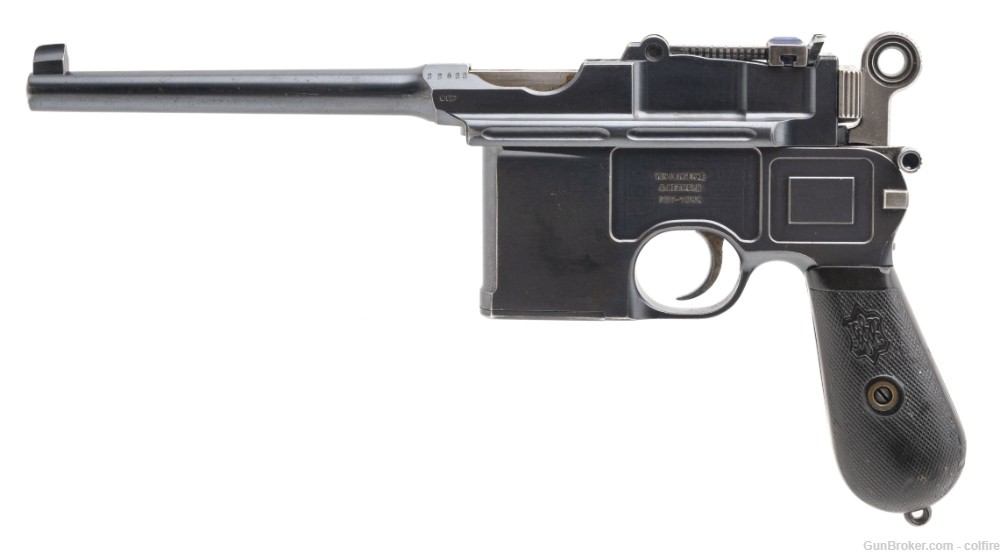 Mauser C96 Broomhandle Large Ring w/ Matching Shoulder Stock (PR65014)-img-2