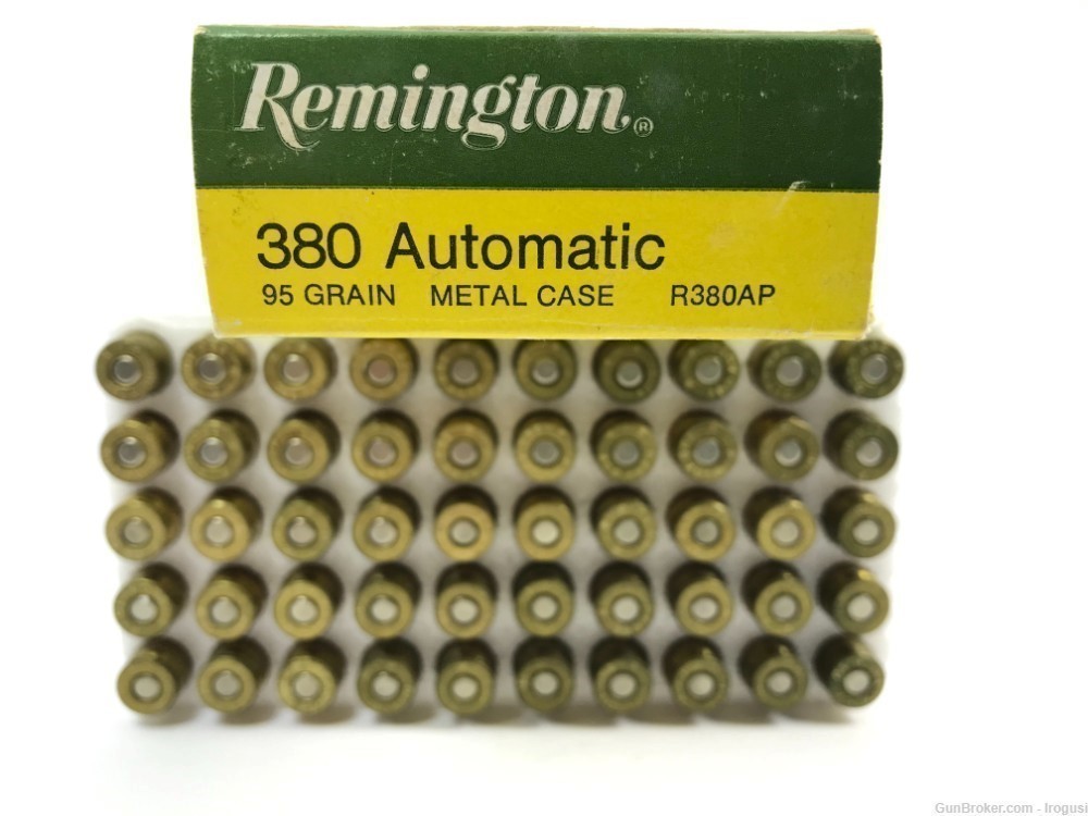 Remington .380 ACP Auto 95 Gr Metal Case Circa 1974-84 Vintage 863-LP-img-4