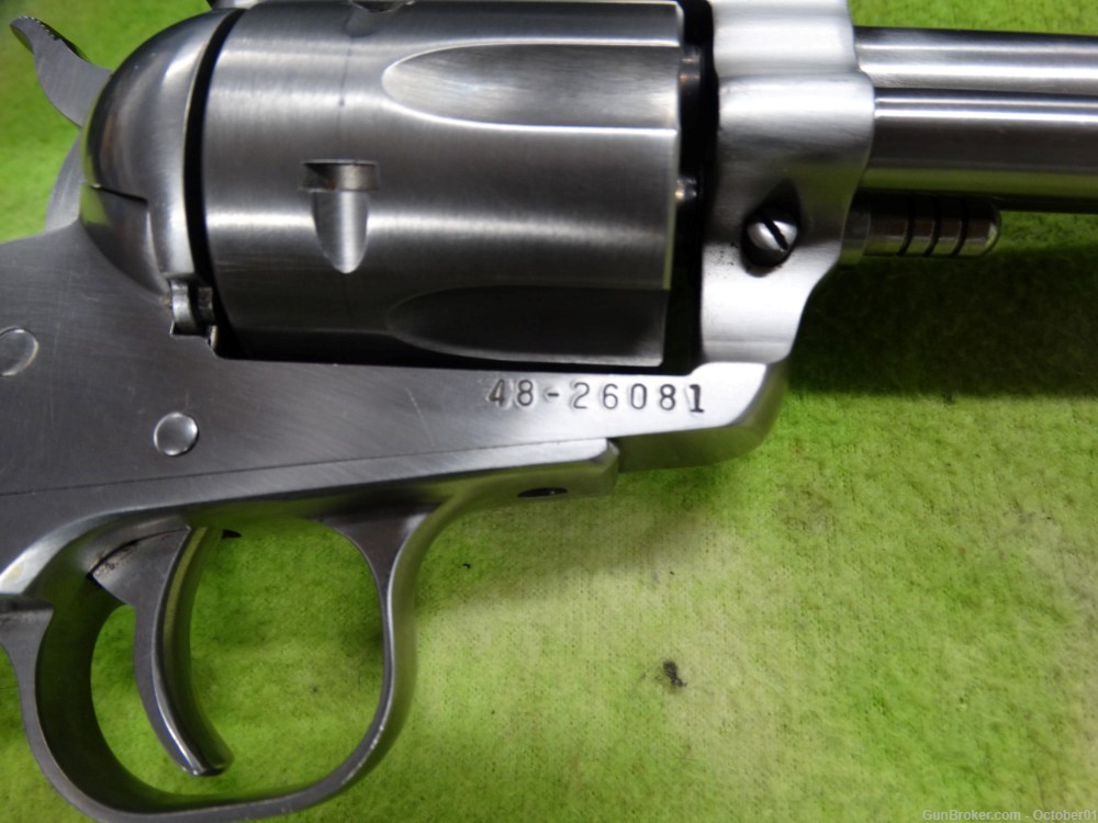 2005 Stainless Ruger Blackhawk 45LC 7.5" Clean in box-img-16
