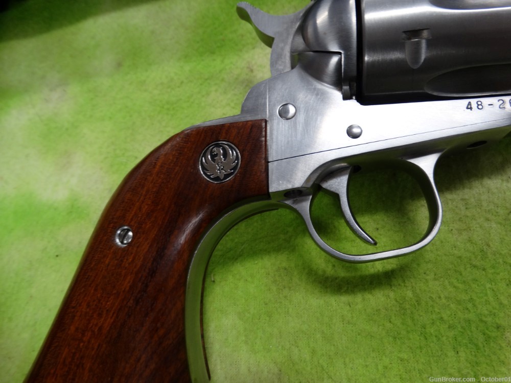 2005 Stainless Ruger Blackhawk 45LC 7.5" Clean in box-img-14