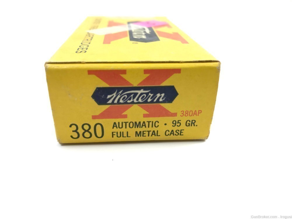 Western .380 ACP 95 Gr Full Metal Case Vintage 1960's 18 Rounds 865-P-img-4
