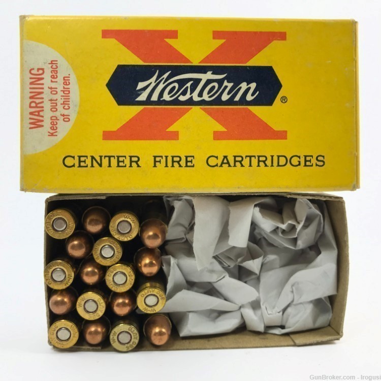 Western .380 ACP 95 Gr Full Metal Case Vintage 1960's 18 Rounds 865-P-img-0