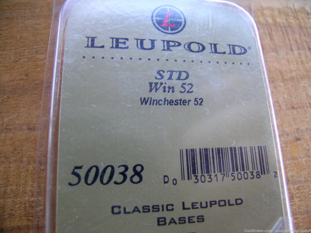 Leupold #50038 Scope Mount Base Set  Japan Winchester & Browning Model 52-img-3