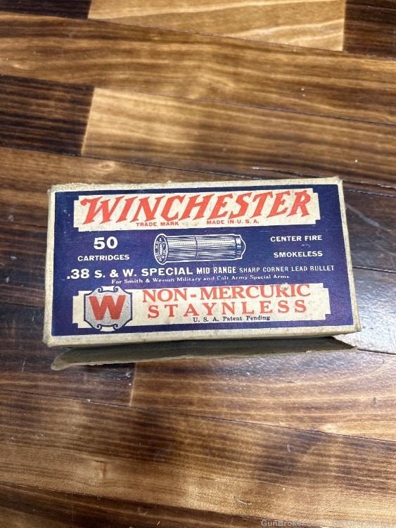 Winchester .38 S&W Special Mid Range 2 Empty Boxes -img-9