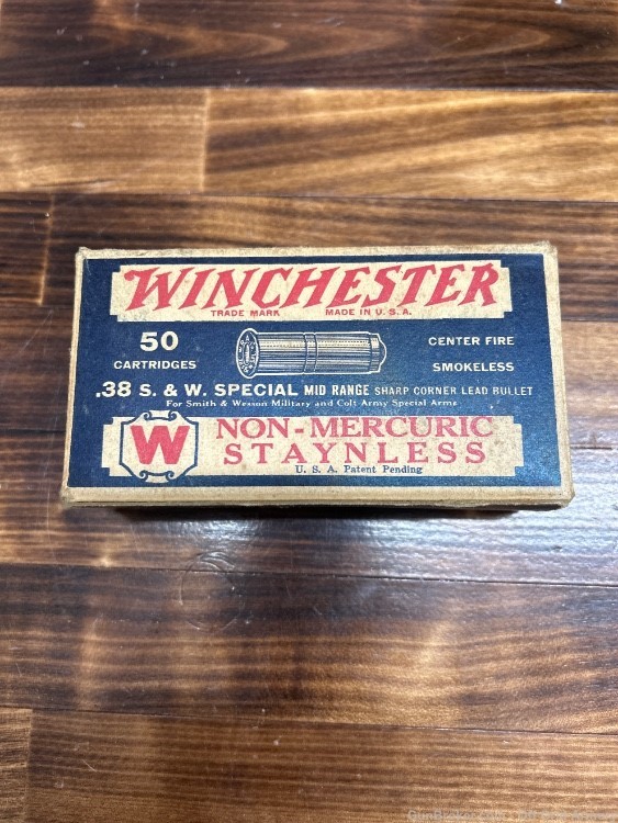 Winchester .38 S&W Special Mid Range 2 Empty Boxes -img-3