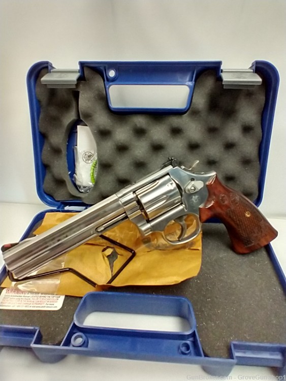 Smith & Wesson Model 686-6 Revolver 357Mag 6" Stainless Original Box-img-1