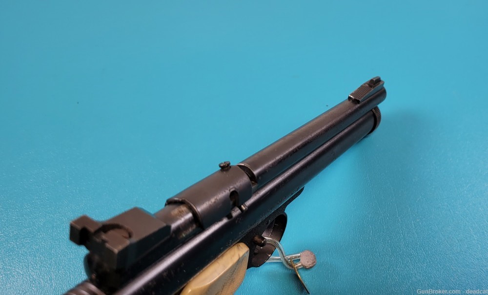 Hawthorne Crosman Model 150 Air Gun Gas Pistol Metal Case + Provenance    -img-6