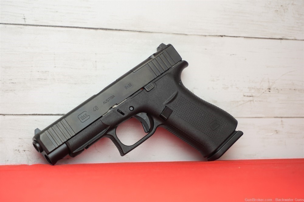 Factory New Glock 48 MOS 9MM Pistol With Rail No Reserve! -img-2