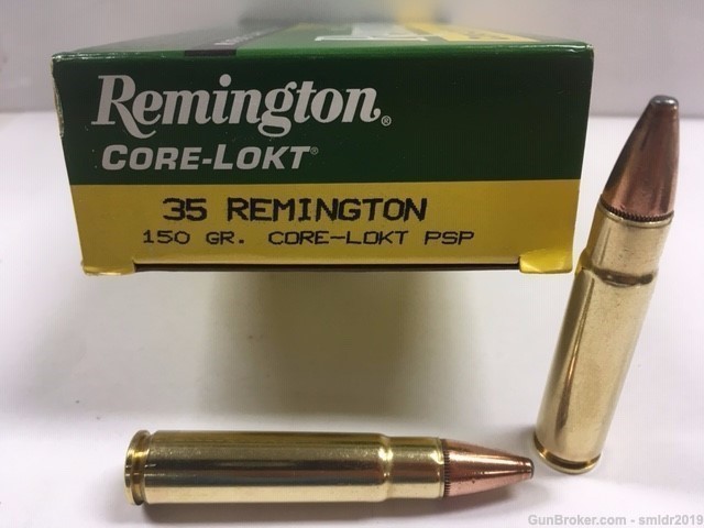 20 Rounds Remington 35 Remington 150gr. Core-Lokt PSP Factory New -img-0