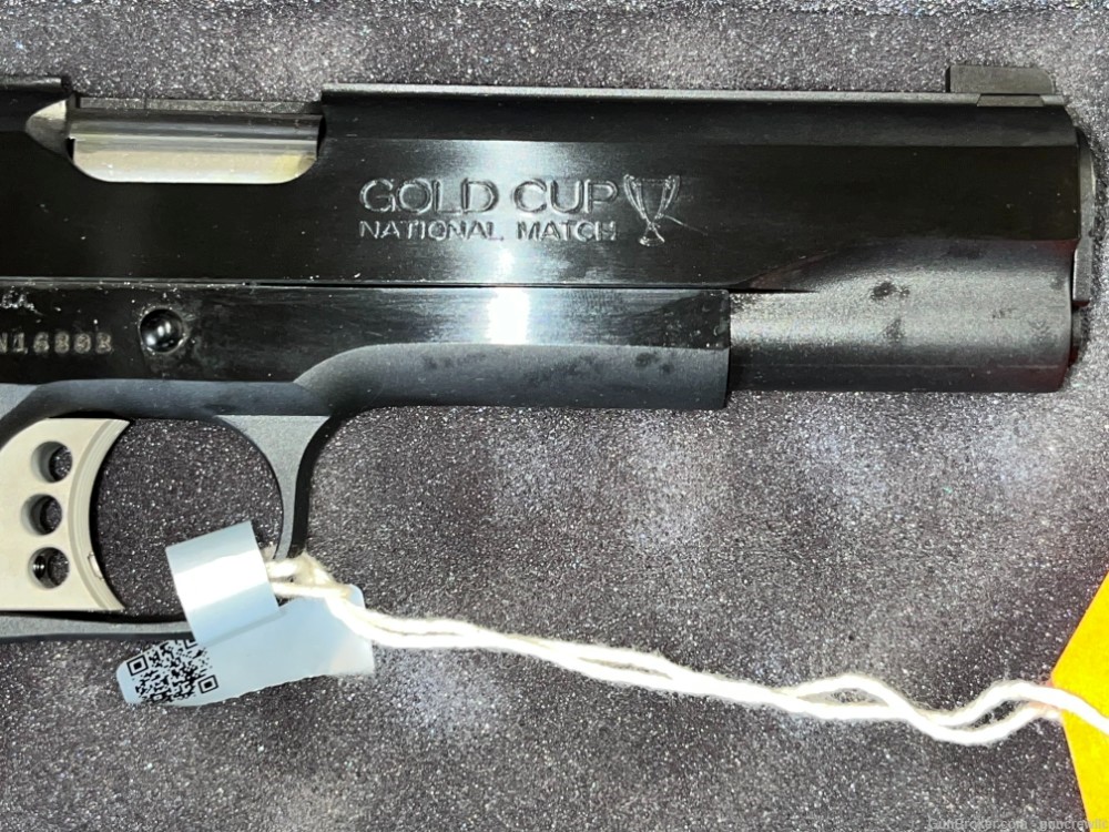 Colt National Match Gold Cup 9mm O5872A1 1911 NM Govt 5" Blued LAYAWAY -img-9