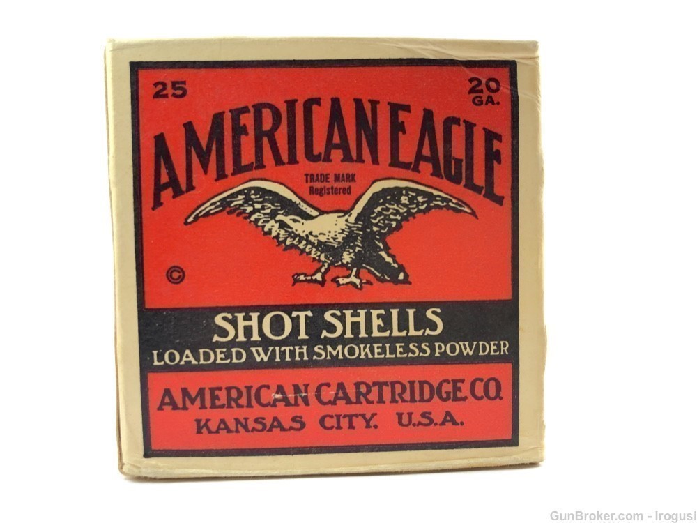 American Eagle 20 Ga 2 1/4 XL Grade Vintage Shot Shells FULL-img-7