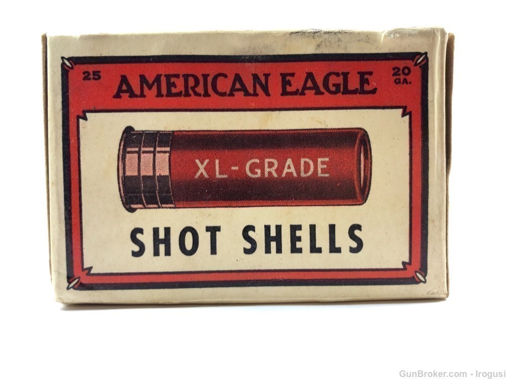 American Eagle 20 Ga 2 1/4 XL Grade Vintage Shot Shells FULL-img-2