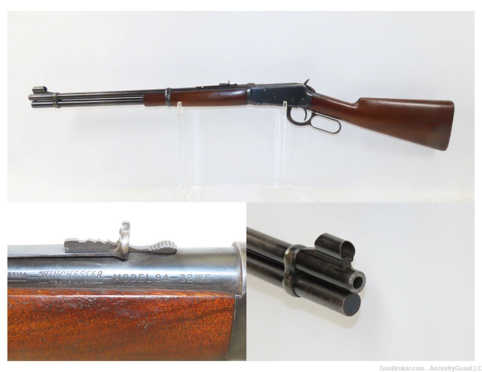 c1948 WINCHESTER Model 94 C&R CARBINE .32 SPECIAL W.S. John Browning-img-0