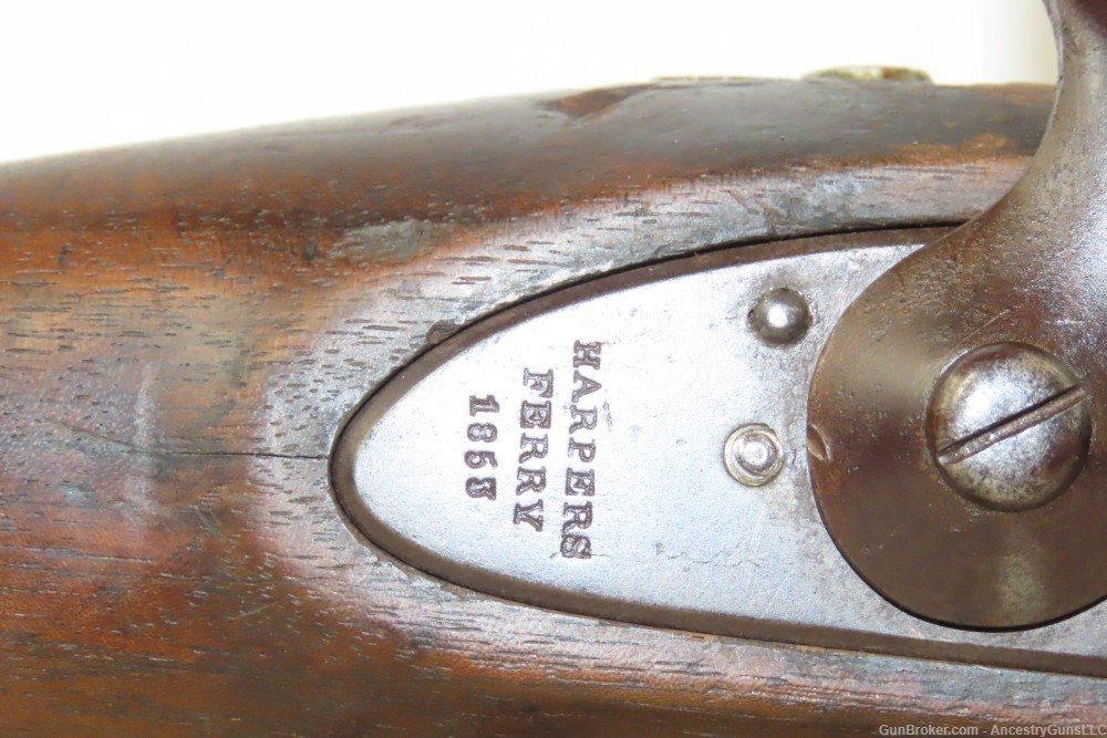 Antique HARPERS FERRY U.S. Model 1841 “MISSISSIPPI” Rifle Jefferson Davis-img-6