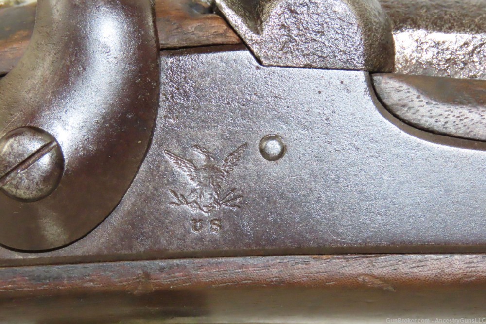 Antique HARPERS FERRY U.S. Model 1841 “MISSISSIPPI” Rifle Jefferson Davis-img-5
