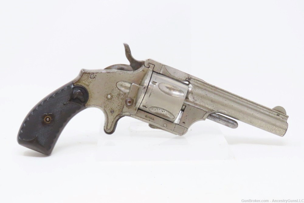 c1880 MERWIN & HULBERT .38 S&W 5-Shot Revolver MH&Co Cocker Spaniel Antique-img-15