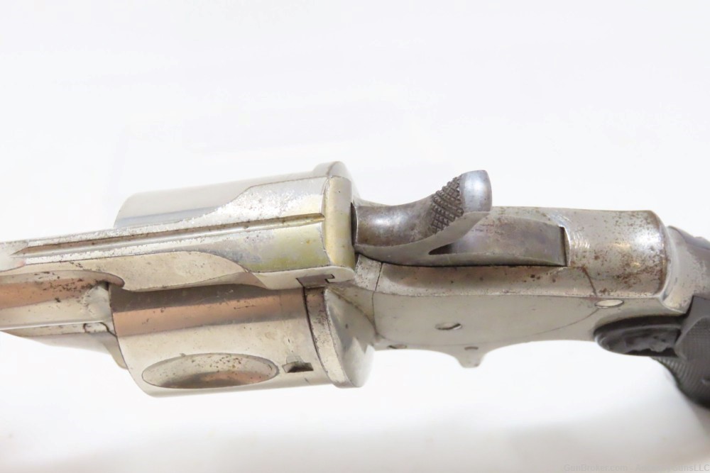 c1880 MERWIN & HULBERT .38 S&W 5-Shot Revolver MH&Co Cocker Spaniel Antique-img-7