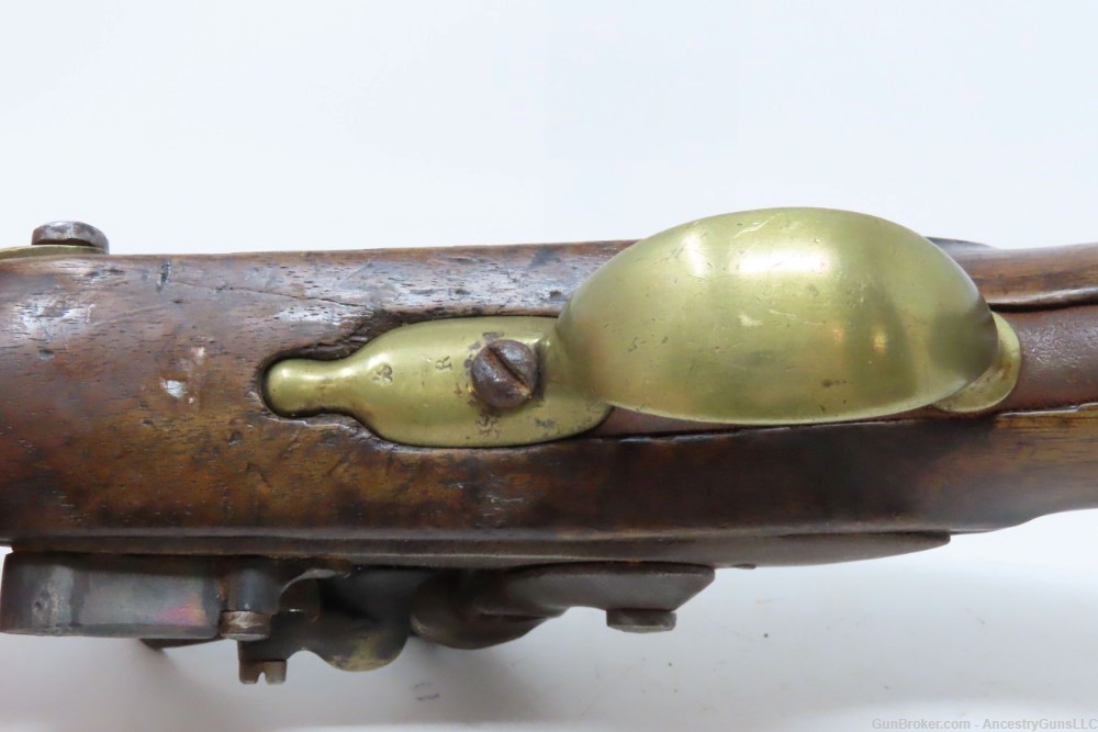 1812 NAPOLEONIC WARS FRENCH Model AN XIII Flintlock MILITARY Pistol Antique-img-10