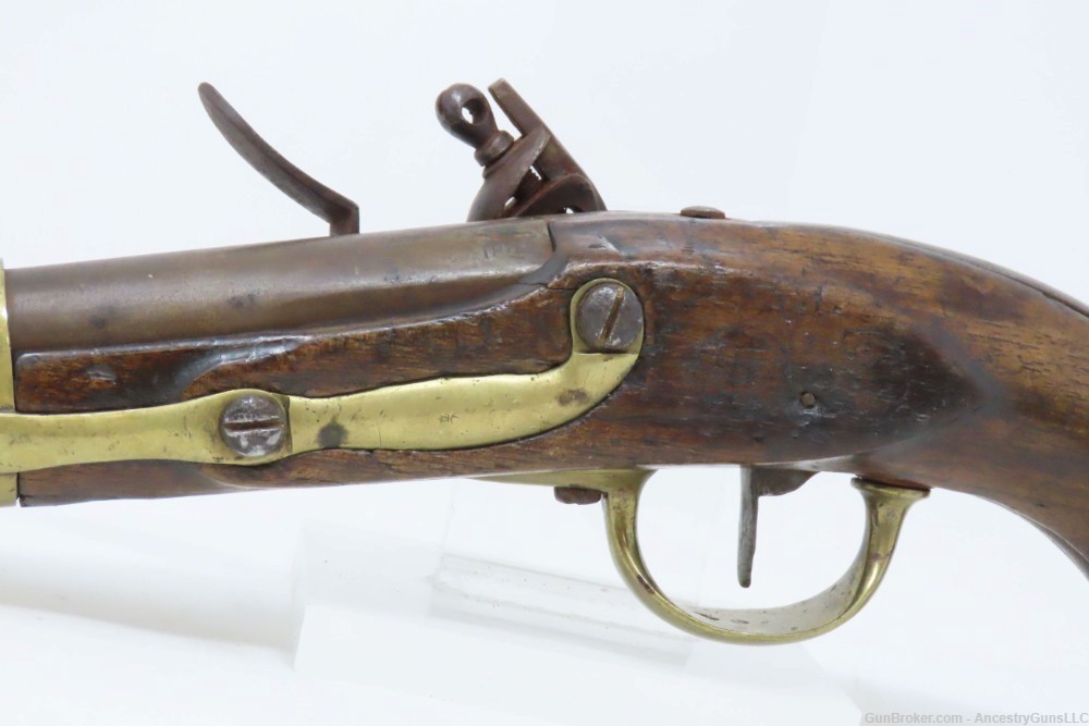 1812 NAPOLEONIC WARS FRENCH Model AN XIII Flintlock MILITARY Pistol Antique-img-16
