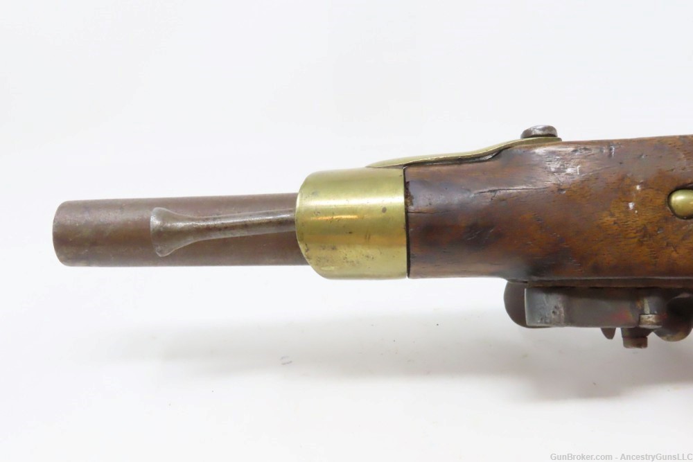 1812 NAPOLEONIC WARS FRENCH Model AN XIII Flintlock MILITARY Pistol Antique-img-11