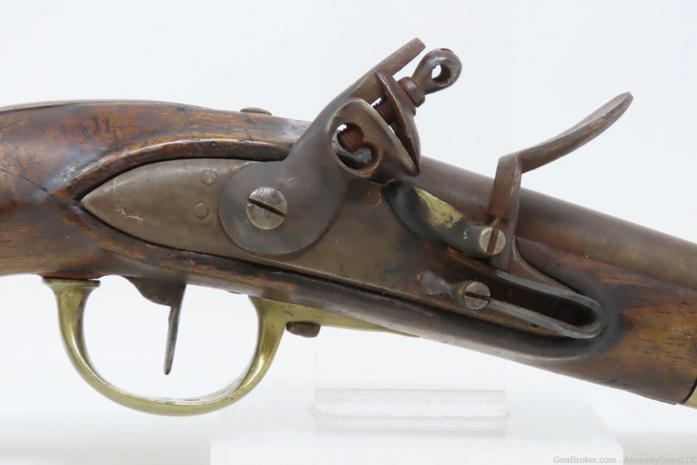 1812 NAPOLEONIC WARS FRENCH Model AN XIII Flintlock MILITARY Pistol Antique-img-3