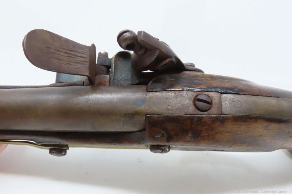 1812 NAPOLEONIC WARS FRENCH Model AN XIII Flintlock MILITARY Pistol Antique-img-7