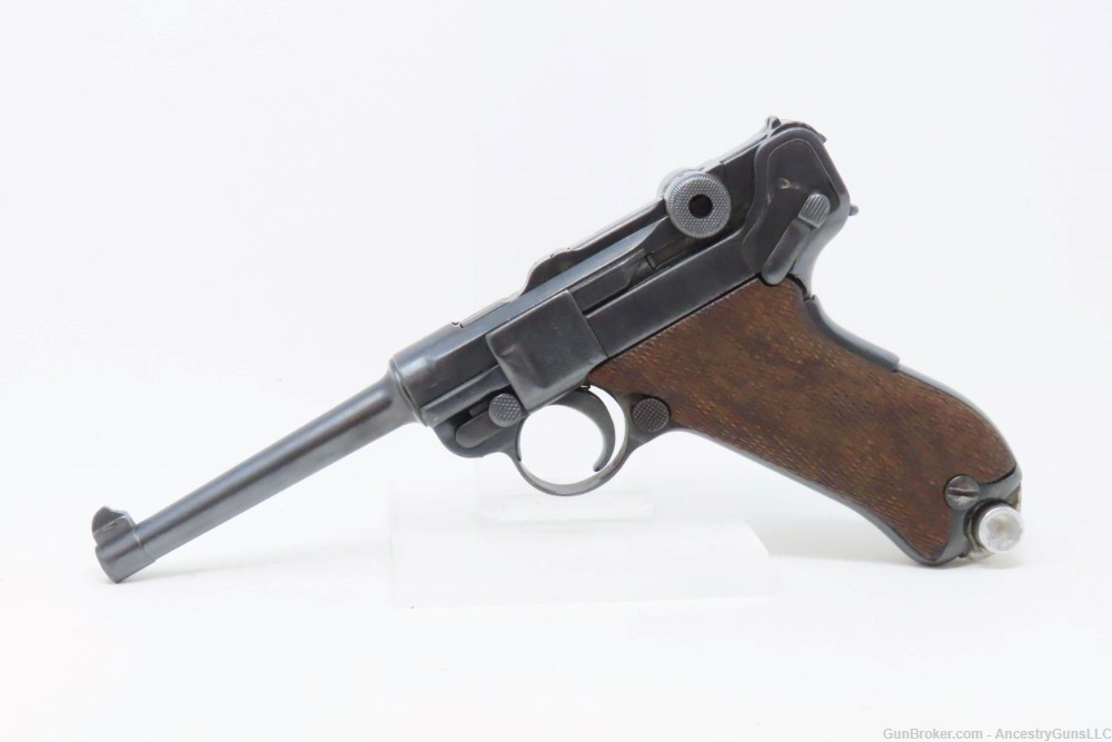 DWM Model 1906 Commercial AMERICAN EAGLE 7.65x21mm GERMAN LUGER Pistol C&R -img-1