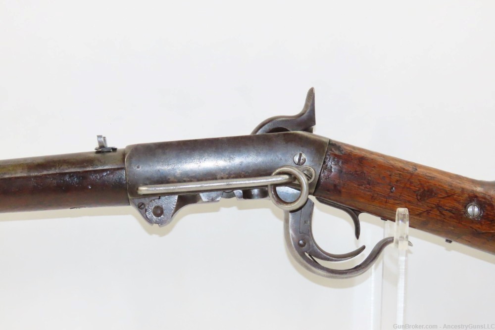 CIVIL WAR Antique U.S. BURNSIDE Model 1864 “5th Model” SADDLE RING Carbine -img-15