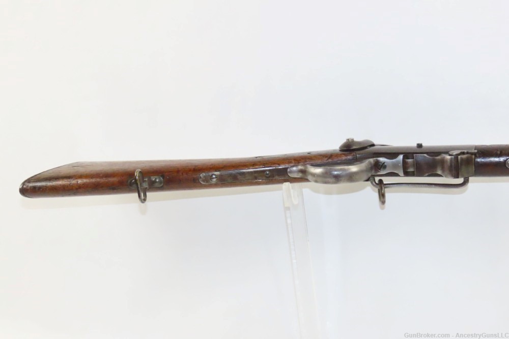 CIVIL WAR Antique U.S. BURNSIDE Model 1864 “5th Model” SADDLE RING Carbine -img-6