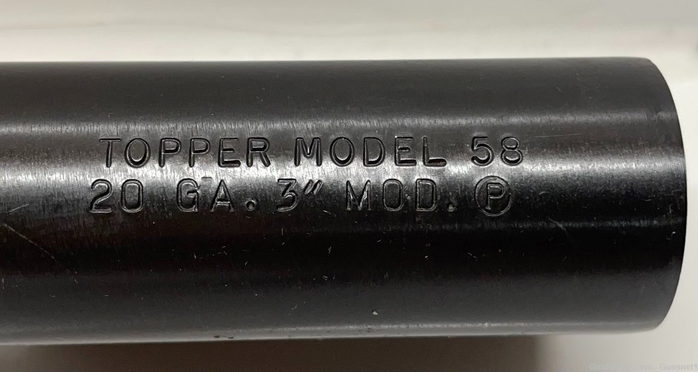 Topper Model 58 20ga 26" Modified Barrel with 3" Chamber-img-1