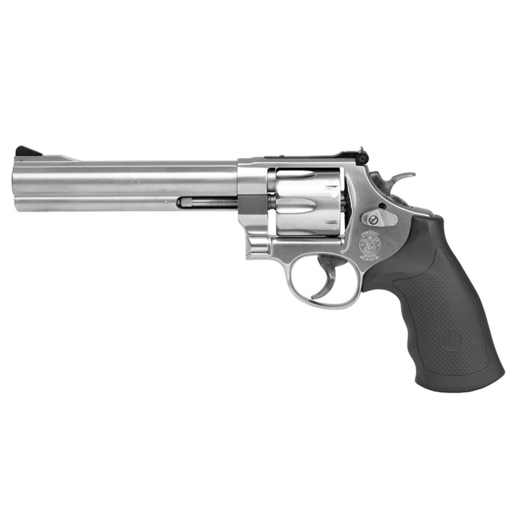 SMITH & WESSON Model 610 10mm Auto 6.5in 6rd Stainless Steel Revolver 12462-img-1