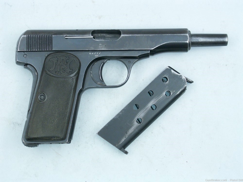 F.N. M1910 Pre WWII .32 ACP EXTENDED BARREL-img-0