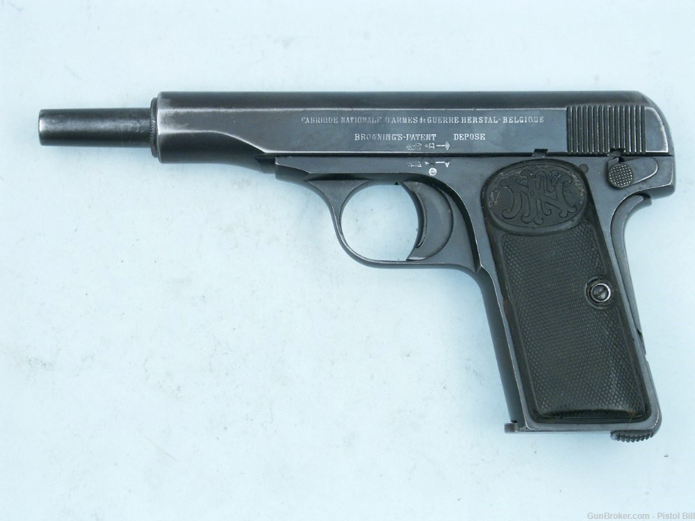 F.N. M1910 Pre WWII .32 ACP EXTENDED BARREL-img-2
