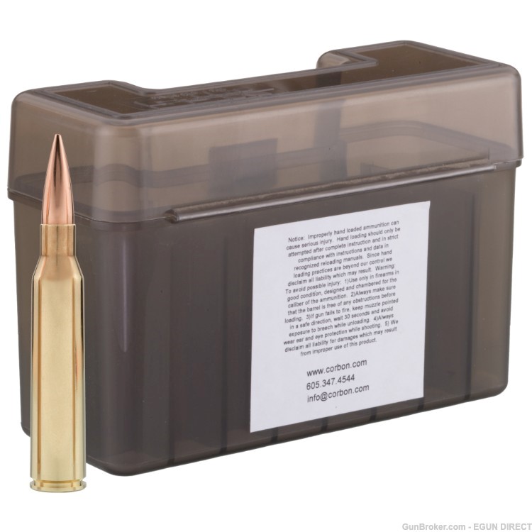 CorBon Performance Match Subsonic 338 Lapua 300gr Boat Tail Hollow Point-img-0