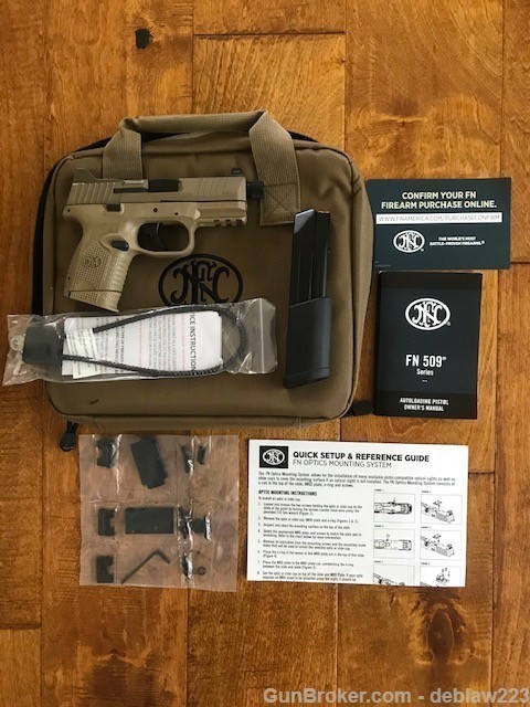 FN 509 Compact Tactical FDE 66100780 9mm 24+1 FN 509C T LayAway Option-img-1