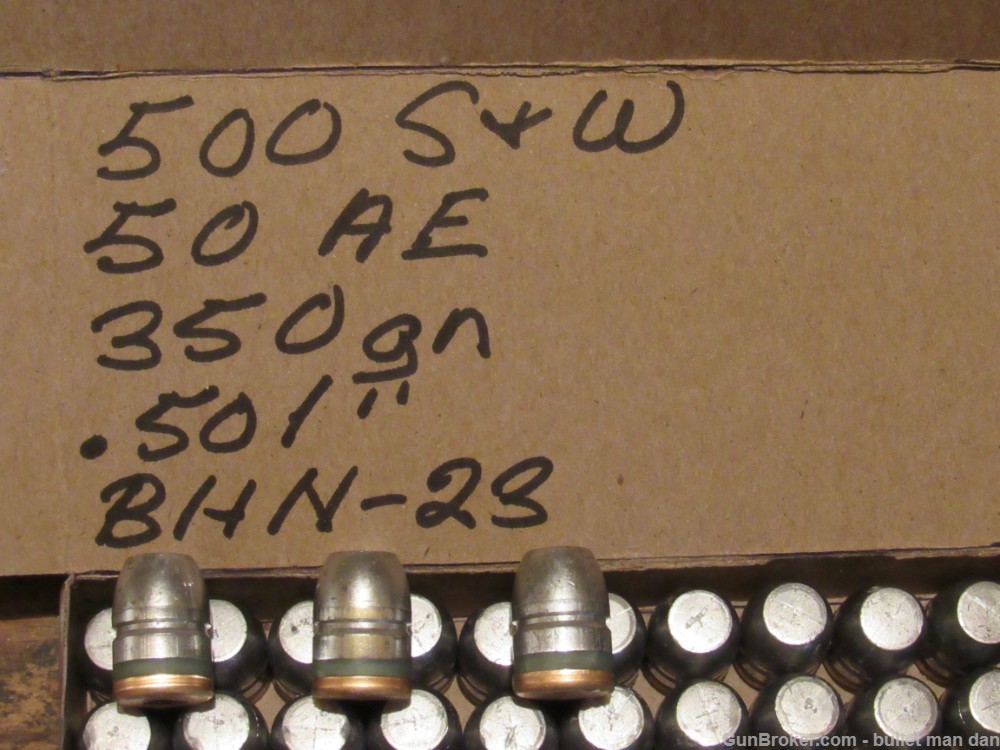 500 S&W   50 AE   350gn bullets-img-0