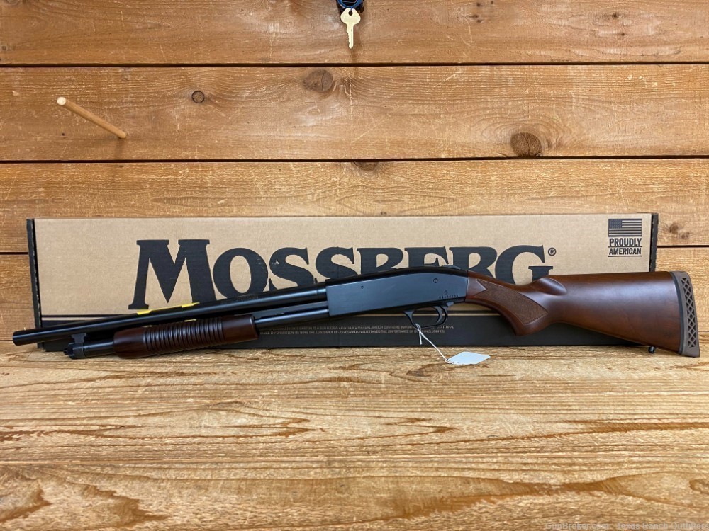 Mossberg 500 Persuader Walnut 18.5in barrel -img-1
