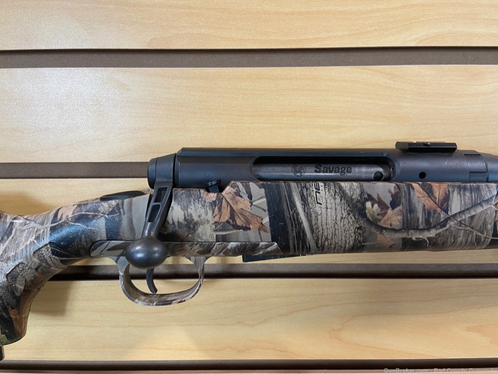 Savage Axis .30-06 Bolt Action Camo Synthetic Stock-img-3