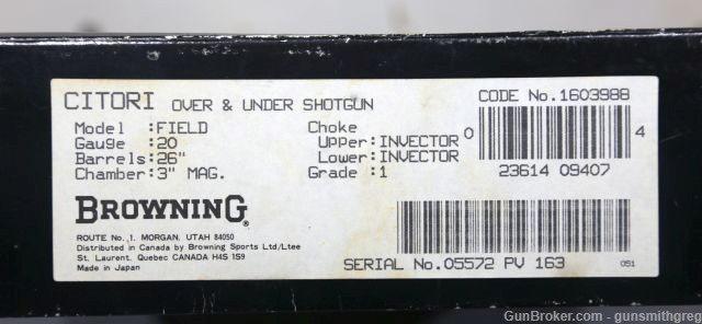 Browning Citori 20 ga invector-img-8
