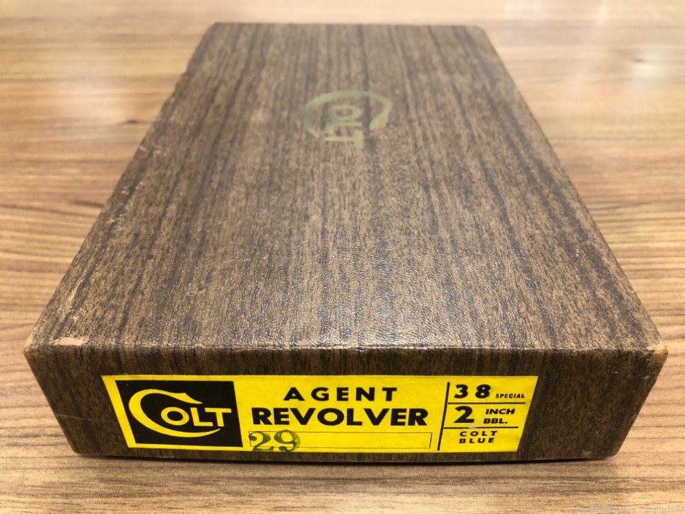 Colt Agent Factory Original 2” Revolver Box -img-0